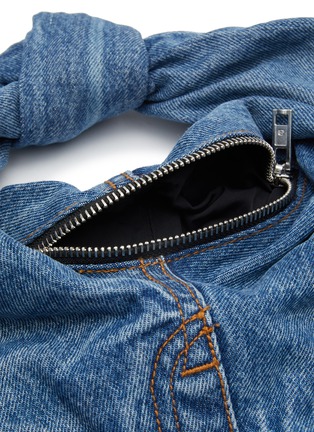 Detail View - Click To Enlarge - ALEXANDER WANG - Mini Washed 5 Pocket Jeans Hobo Bag