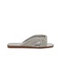 Main View - Click To Enlarge - SAM EDELMAN - ‘Issie’ Crystal Embellished Twisted Knot Flat Slides