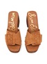 Detail View - Click To Enlarge - SAM EDELMAN - ‘Marcia’ Suede Buckled Strap Platform Sandals