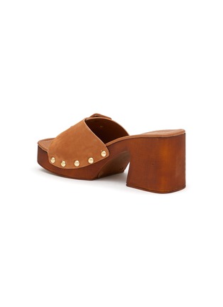 - SAM EDELMAN - ‘Marcia’ Suede Buckled Strap Platform Sandals