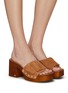 Figure View - Click To Enlarge - SAM EDELMAN - ‘Marcia’ Suede Buckled Strap Platform Sandals