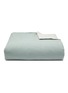 Main View - Click To Enlarge - ONCE MILANO - Linen Blanket — Sage/Natural