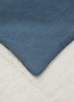 Detail View - Click To Enlarge - ONCE MILANO - Linen Blanket — Stone Blue/Natural