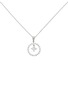 Main View - Click To Enlarge - LC COLLECTION JEWELLERY - Diamond 18K White Gold Pendant Necklace — 18"