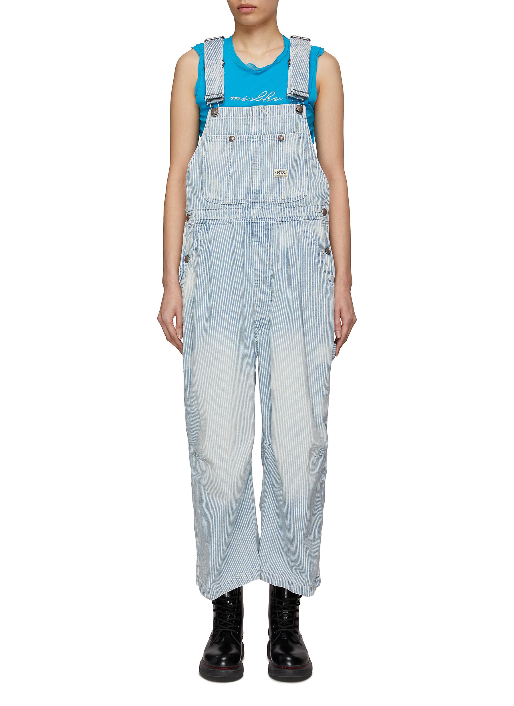 R13 Denim Overalls In Blue ModeSens