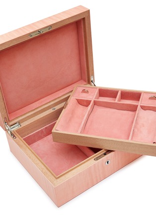 Detail View - Click To Enlarge - ELIE BLEU - Fruit Medium Jewellery Box — Pink