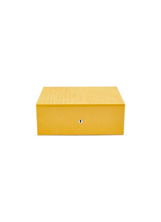 Main View - Click To Enlarge - ELIE BLEU - 2 Watches & Cufflink Box — Yellow