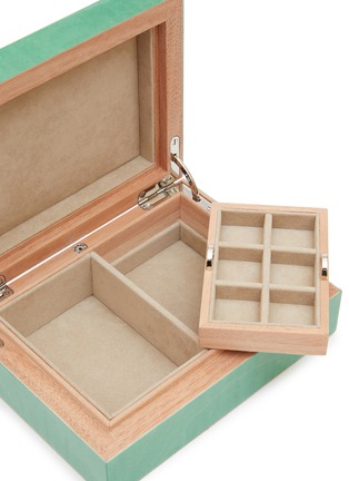 Detail View - Click To Enlarge - ELIE BLEU - Mens Jewellery Box — Green