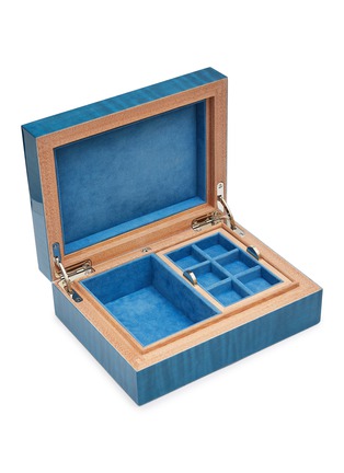 Detail View - Click To Enlarge - ELIE BLEU - Mens Jewellery Box — Blue