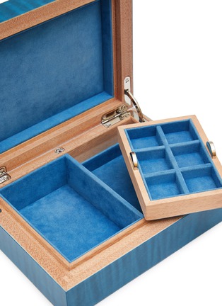 Detail View - Click To Enlarge - ELIE BLEU - Mens Jewellery Box — Blue
