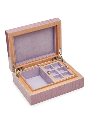 Detail View - Click To Enlarge - ELIE BLEU - Mens Jewellery Box — Light Purple
