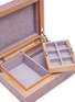 Detail View - Click To Enlarge - ELIE BLEU - Mens Jewellery Box — Light Purple