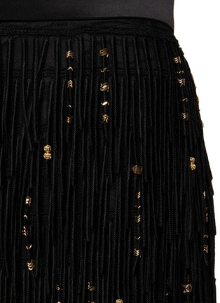  - SACAI - Beaded Fringe Lace Midi Skirt