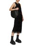 Figure View - Click To Enlarge - SACAI - Beaded Fringe Lace Midi Skirt