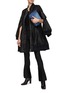 Figure View - Click To Enlarge - SACAI - A-Line Twill Coat