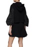 Back View - Click To Enlarge - SACAI - Flared Sleeve Zip Up Hoodie