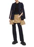 Figure View - Click To Enlarge - SACAI - Suiting Mix Pants