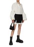 Figure View - Click To Enlarge - SACAI - Double Faced Silk Cotton Dress