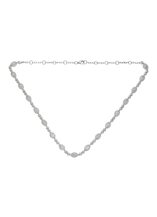 Main View - Click To Enlarge - LC COLLECTION JEWELLERY - 18K White Gold Diamond Necklace