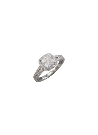 Main View - Click To Enlarge - LC COLLECTION JEWELLERY - 18K White Gold Diamond Ring