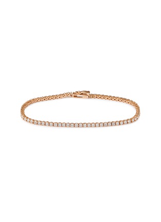 Main View - Click To Enlarge - LC COLLECTION JEWELLERY - 18K Rose Gold Diamond Tennis Bracelet