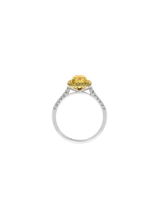 Detail View - Click To Enlarge - LC COLLECTION JEWELLERY - 18K White And Yellow Gold Diamond Ring