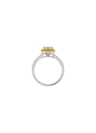 Detail View - Click To Enlarge - LC COLLECTION JEWELLERY - 18K White And Yellow Gold Diamond Ring