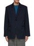 Main View - Click To Enlarge - THE FRANKIE SHOP - ‘Grant’ Single Breasted Blazer
