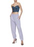 Figure View - Click To Enlarge - T BY ALEXANDER WANG - PUFF PAINT LOGO ESSENTIAL TERRY CLASSIC SWEATPANTS