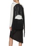 Back View - Click To Enlarge - EENK - Contrast Fringe Knit Top
