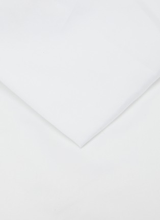 Detail View - Click To Enlarge - CELSO DE LEMOS - Amanda Super King Size Fitted Sheet — White