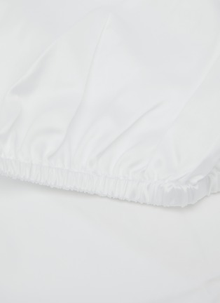 Detail View - Click To Enlarge - CELSO DE LEMOS - Secret King Size Fitted Sheet — White