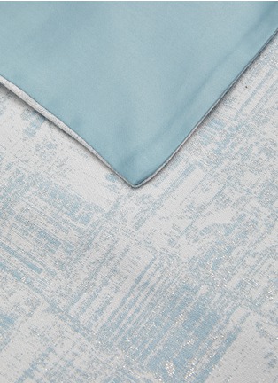 Detail View - Click To Enlarge - CELSO DE LEMOS - Sarah Queen Size Duvet Cover — Atlantic
