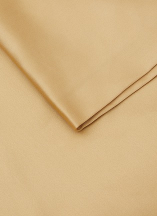 Detail View - Click To Enlarge - CELSO DE LEMOS - Secret Queen Size Fitted Sheet — Miel