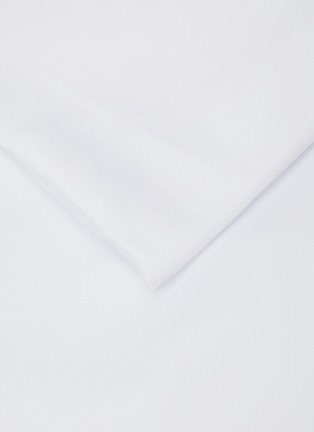 Detail View - Click To Enlarge - CELSO DE LEMOS - Secret Super King Size Fitted Sheet — White
