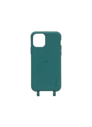 Main View - Click To Enlarge - TOPOLOGIE - ‘Dolomites’ Detachable Strap Anchor iPhone 11 Pro Case — Teal