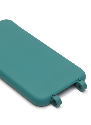 Detail View - Click To Enlarge - TOPOLOGIE - ‘Dolomites’ Detachable Strap Anchor iPhone 11 Case — Teal