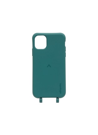 Main View - Click To Enlarge - TOPOLOGIE - ‘Dolomites’ Detachable Strap Anchor iPhone 11 Case — Teal
