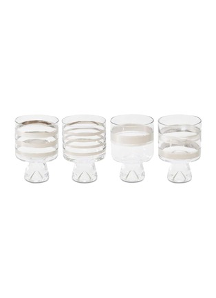 Main View - Click To Enlarge - TOM DIXON - ‘TANK’ LOW BALL GLASS – Set of 4