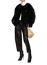 Figure View - Click To Enlarge - TOTEME - Teddy Lambskin Shearling Clasp Jacket