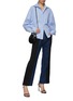 Figure View - Click To Enlarge - E.L.V. DENIM - ‘The Contrast’ High Rise Flared Jeans