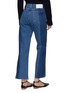 Back View - Click To Enlarge - E.L.V. DENIM - ‘The Contrast’ High Rise Flared Jeans