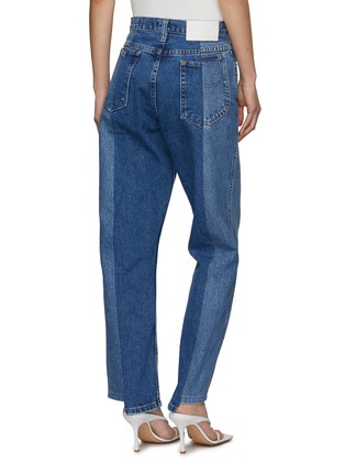 Back View - Click To Enlarge - E.L.V. DENIM - ‘The Contrast’ Low Rise Boyfriend Jeans