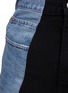  - E.L.V. DENIM - High Rise Contrast Straight Leg Denim Jeans