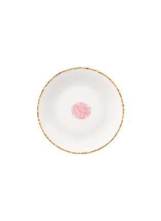 Main View - Click To Enlarge - CORALLA MAIURI - Berry Craquelé Edge Dinner Coupe Plate − White