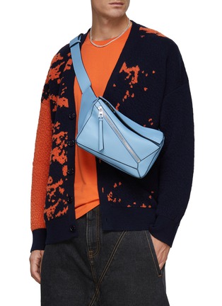 Figure View - Click To Enlarge - LOEWE - SMALL ‘PUZZLE’ LEATHER BUMBAG
