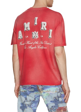 Back View - Click To Enlarge - AMIRI - Vintage Collegiate T-Shirt