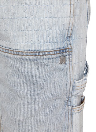  - AMIRI - Light Wash Jacquard Carpenter Jeans