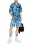 Figure View - Click To Enlarge - AMIRI - Bleach Bandana Island Print Bowling Shirt