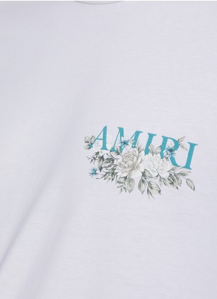  - AMIRI - Floral Logo Cotton T-Shirt